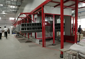 智能存儲(chǔ)柜-流水線(xiàn)噴涂