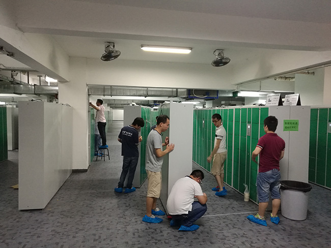 振耀科技智能儲物柜安裝團隊