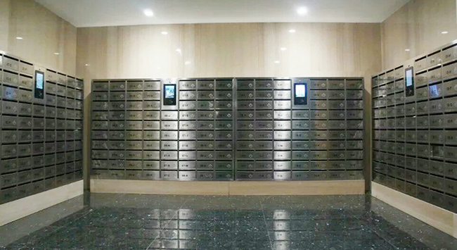 萬科集團信報箱、便捷快遞柜應(yīng)用案例