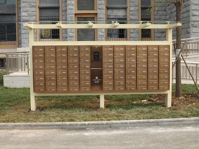 住宅小區(qū)智能信報(bào)箱